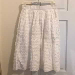 Jcrew textured midi skirt